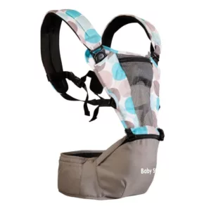 Canguru Hip Seat Multifuncional Cinza - Baby Style