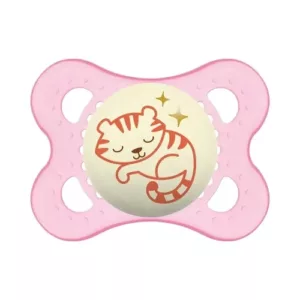 Chupeta Original Night Silk Teat Gata 0-6m - Mam