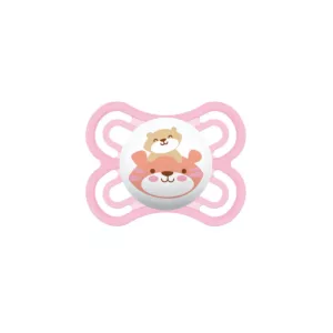 Chupeta Perfect Silk Touch Rosa 0-6m  - Mam