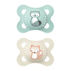 Kit Chupeta Original Azul e Branco 0-6m - Mam