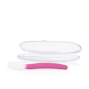 Colher para Papinha 100% Silicone Rosa - Nuby