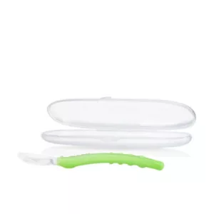 Colher para Papinha 100% Silicone Verde - Nuby