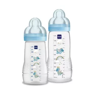 Kit Mamadeira Easy Active Set 330 Ml + 270 Ml Azul - Mam
