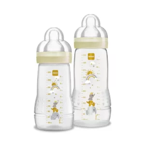 Kit Mamadeira Easy Active Set 330 Ml + 270 Ml Marfim - Mam