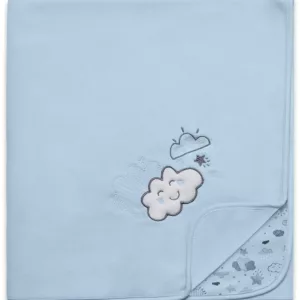 Manta de Soft Névoa Azul - Hug