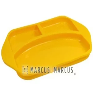 Prato com 3 Divisória Em Silicone Lola A  Girafa - Marcus & Marcus