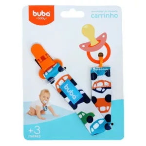 Prendedor de Chupeta Carrinho - Buba