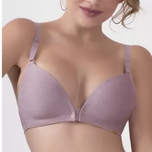 Sutiã de Amamentação com Bojo Camiseta Rosa Retrô - Love Secret