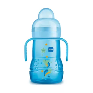 Copo de Transição Trainer 4m+ 220ml Azul Estrelas - Mam