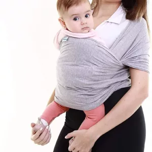 Wrap Sling Cinza Mescla  - Kababy