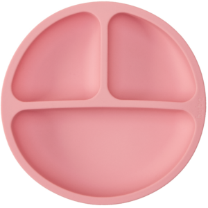 Pratinho de Silicone Com Ventosas Rosa - Buba