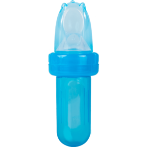 Kit Porta Frutinha e Colher Dosadora Azul – Buba