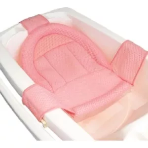 Rede Protetora de Banho Baby Net Rosa - KaBaby