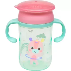 Copo de Treinamento 360°  Bubazoo Unicórnio 300ml 12m+ - Buba