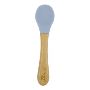 Colher Green de Bambu e Silicone Azul - Clingo