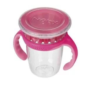 Copo Inteligente 360 De Tritan 240ml Rosa - Nuby