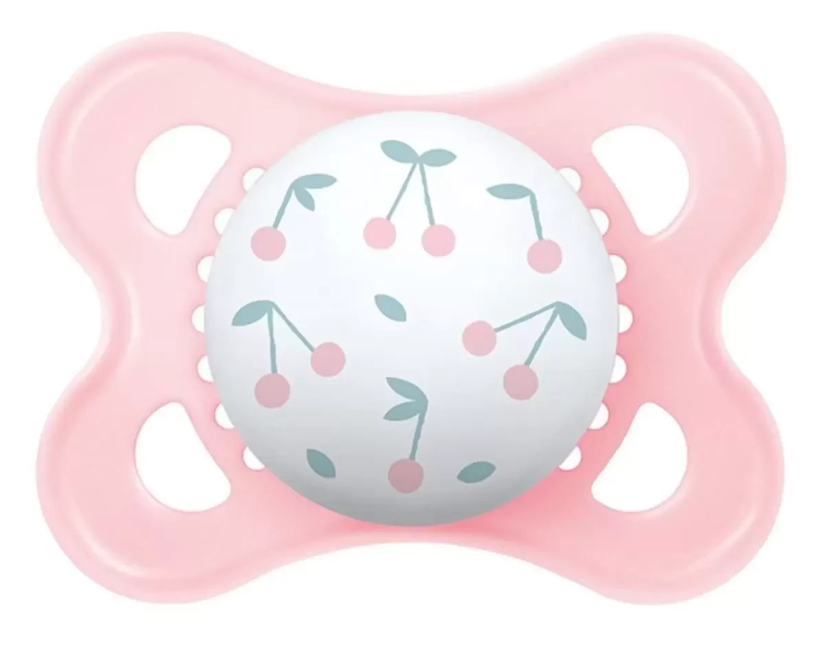Kit Chupetas Original Rosa e Branco 0-6m - Mam - AmarAmar