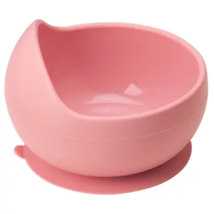 Bowl Em Silicone Com Ventosa Rosa - Buba