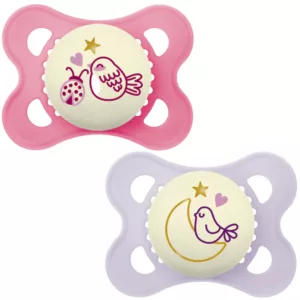 Kit Chupeta Original Night 0-6m Rosa - Mam