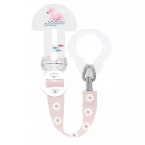 Prendedor de Chupetas Clip Patinho Rosa – MAM