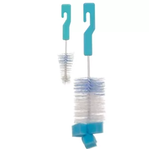 Kit Escova para Mamadeira com Esponja Azul - Buba