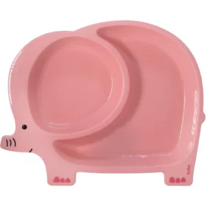 Pratinho Com Divisórias Elefante Rosa - Buba