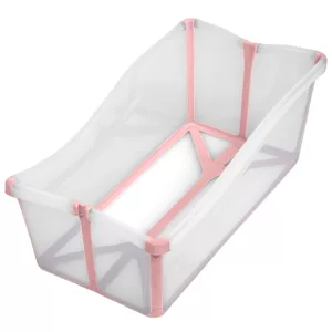 Banheira Dobrável Rosa - Buba