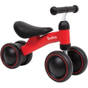 Bicicleta de Equilíbrio 4 Rodas Vermelha - Buba