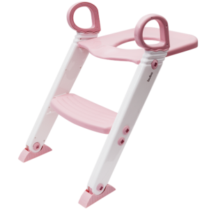Assento Redutor Com Escada Rosa - Buba