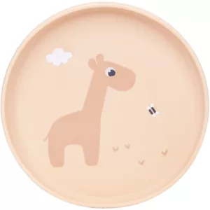 Pratinho em Silicone Com Ventosa Cloudy Bege - Buba
