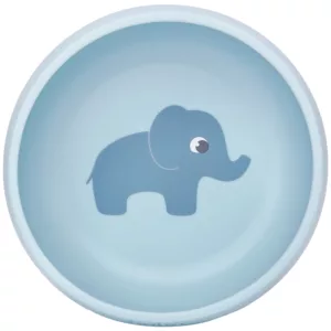 Bowl Em Silicone Com Ventosa Cloudy Azul - Buba