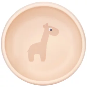 Bowl Em Silicone Com Ventosa Cloudy Bege - Buba