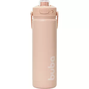 Garrafa Térmica Parede Dupla 600ml Bege - Buba