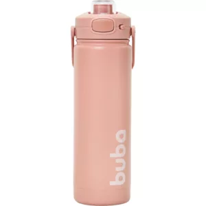 Garrafa Térmica Parede Dupla 600ml Rose - Buba
