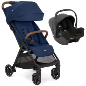 Carrinho Pact Pro Azul Deep Sea + Bebê Conforto I-Snug - Joie