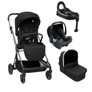 Carrinho Sienna Dolphin + Moisés Carry Cot + Bebê Conforto Tulip + Base Isofix - Abc Design