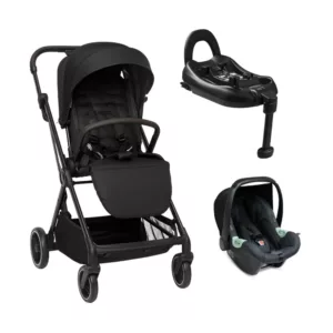 Carrinho Sienna Ink + Bebê Conforto Tulip + Base Isofix - Abc Design