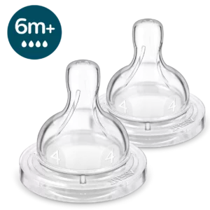 Bico Anti-Colic Duplo Nº4 6m+ - Avent