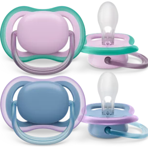 Chupeta Ultra Air Dupla 6-18m Rosa/Roxo - Avent
