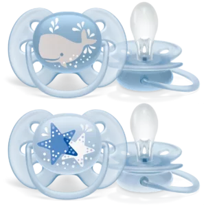 Chupeta Ultra Soft Dupla Azul 6-18m - Avent