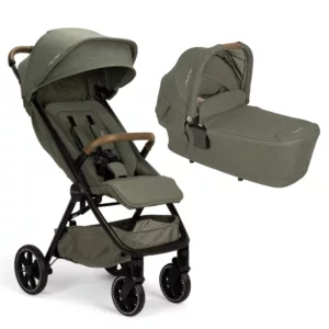 Carrinho TRVL LX Verde Pine + Moisés LYTL - Nuna