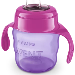 Copo Easy Sip Com Alça 200ml Rosa - Avent