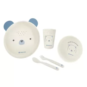 Kit De Refeição Bear With Me Blue - Kikka Boo