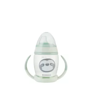 Copo Com Bico De Silicone 200ml Happy Face Mint - Kikka Boo