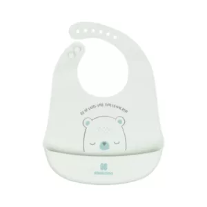 Babador De Silicone Bear With Me Mint - Kikka Boo