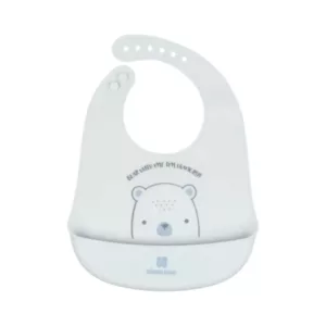 Babador De Silicone Bear With Me Blue - Kikka Boo