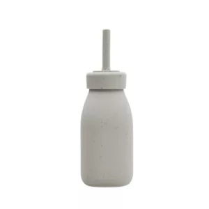 Copo Com Canudo Silicone Platinum Sand - Kikka Boo