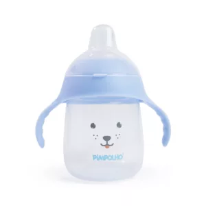 Copo De Treinamento 240ml Cachorro Azul - Pimpolho