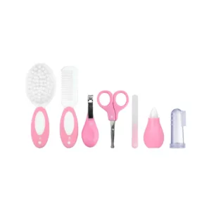 Kit Cuidados Para o Bebê 7 Peças Rosa - Pimpolho