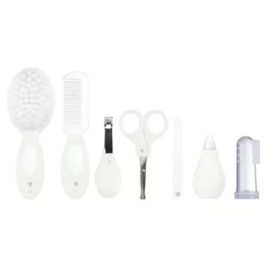 Kit Cuidados Para o Bebê 7 Peças Branco - Pimpolho